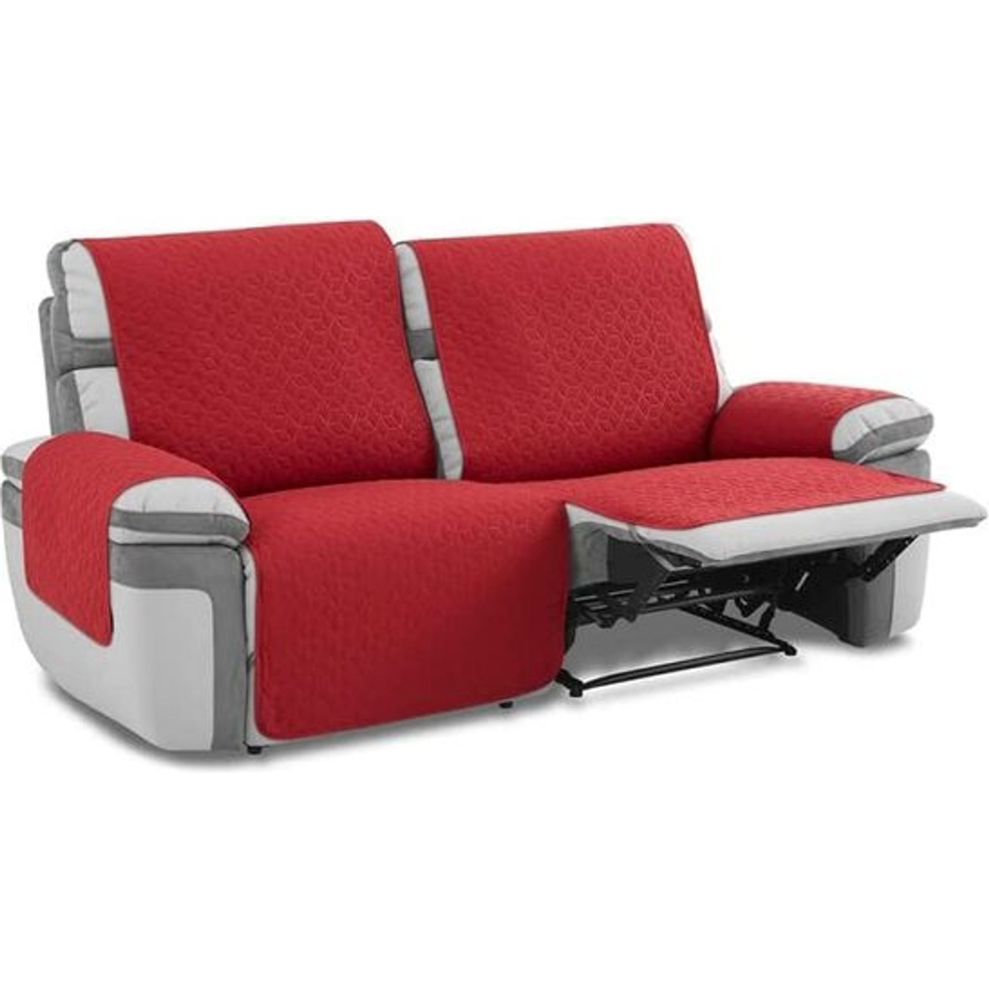 MAXIFUNDAS FUNDAS DE SOFA & CHAISE LONGUE - Funda Cubre Sofá Acolchado Relax Slam: Protección Impermeable y Antideslizante para Sofás de 2 y Sofás 3 Plazas - Funda Sofá Antideslizante y Protección total a tu Sofa - Funda Sofá Made in Spain