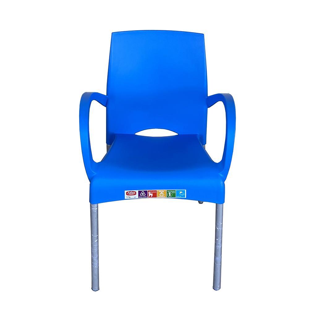 Sillon resina aluminio ourika azul