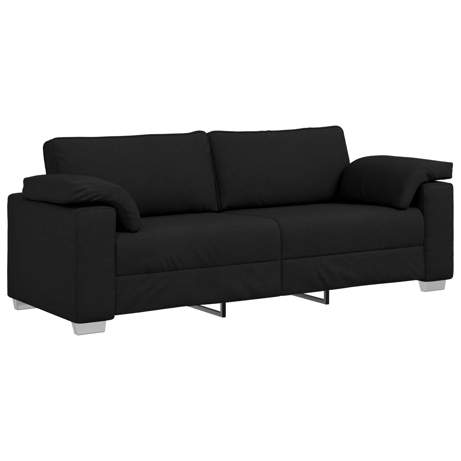 vidaXL Sofá Chesterfield de 3 plazas cuero artificial marrón