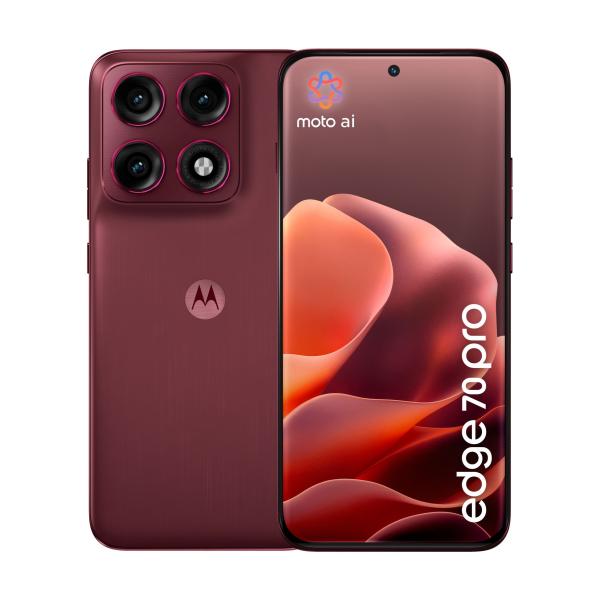 Motorola Edge 70 Pro 5G 8GB-256GB Rojo (Zinfandel) Dual SIM