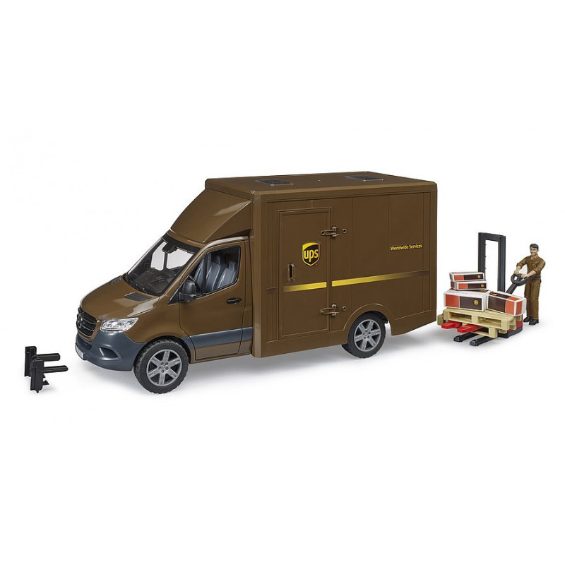 Mercedes Benz UPS con conductor y accesorios