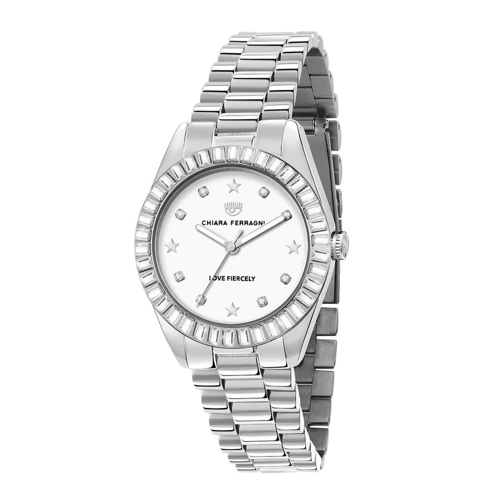 Chiara Ferragni Reloj Mujer Analogico Cuarzo con Correa de Acero inoxidable R1953100505