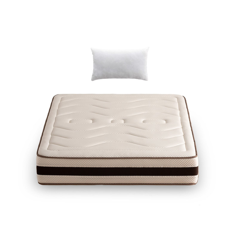 Dream&co – Pack Colchón HYPNA Viscoelástico 26 cm Alta Gama + Almohada Fibra Hueca Suave