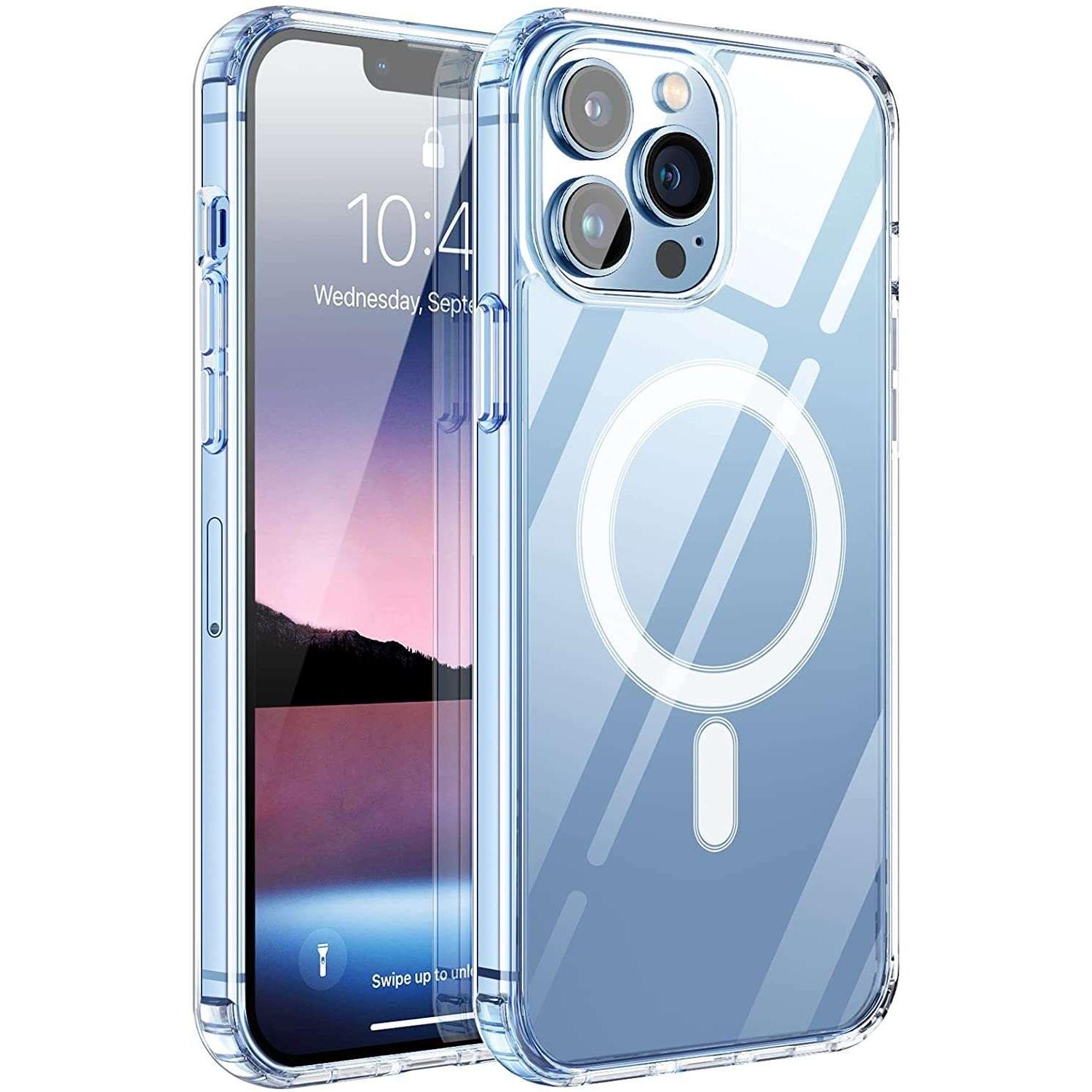 Max Power Digital Compatible con Magsafe para móvil Apple IPhone 15 Plus Funda Carcasa Silicona Transparente Resistente