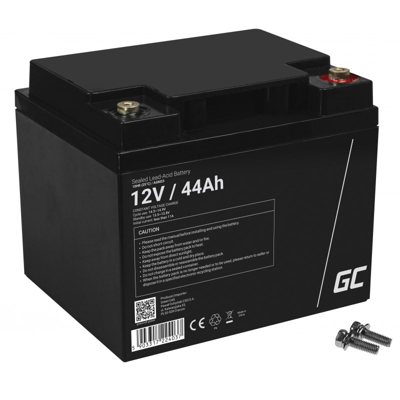 BATERÍA DE GEL GREEN CELL AGM23 12V 44AH