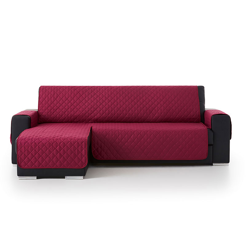 MAXIFUNDAS FUNDAS DE SOFA & CHAISE LONGUE | Modelo Couch Cover | Cubre Sofá Chaise Longue Acolchado Brazo Izquierdo 200 Cm | Amplia variedad de colores disponible