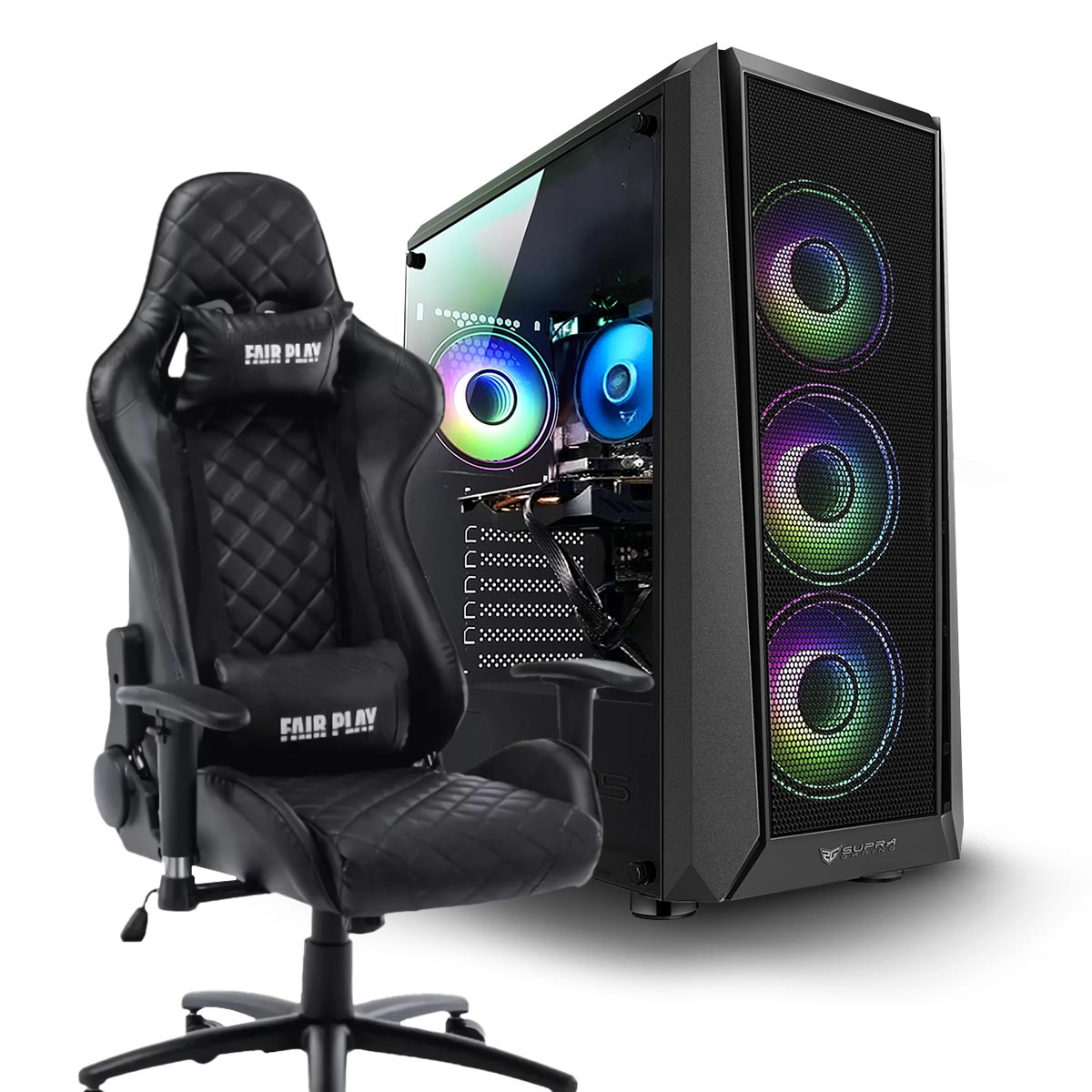 PC Racing | Intel Core i5-13400F | 32GB 2TB SSD | RTX 4060 Ordenador Gaming barato