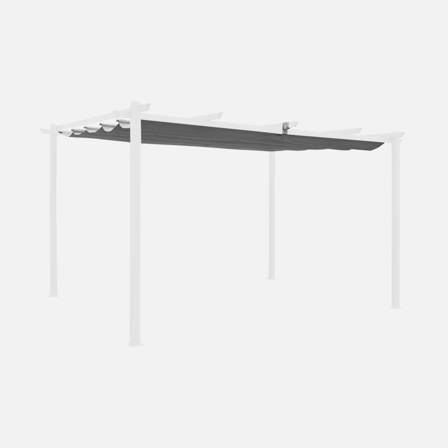 sweeek - Lona de techo para pérgola Isla 3x4m , Isla , 355x248x1