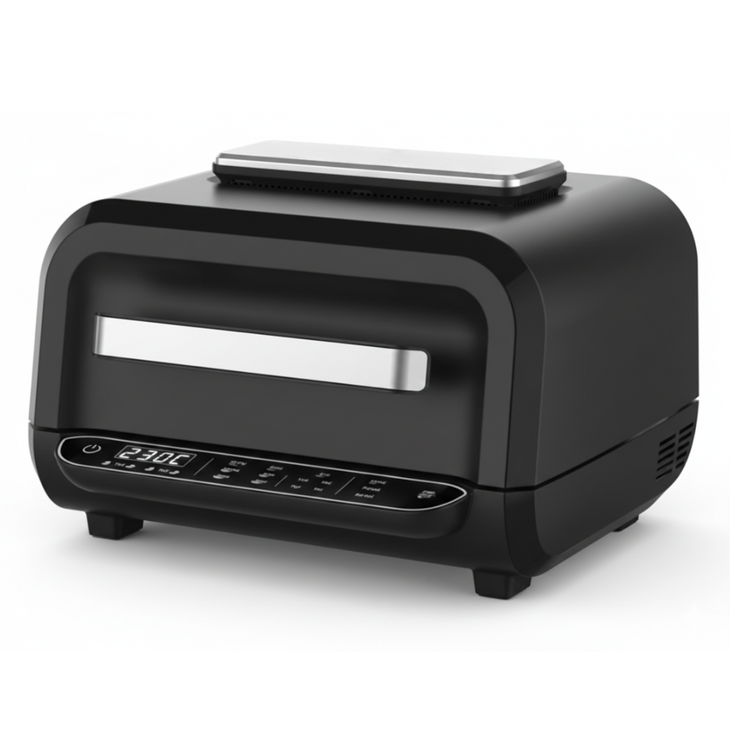 STARLYF Chef o Matic 8 en 1 SUPREME - Horno, Grill y Freidora de aire Chef O Matic, 1700w. temporizador, Gran capacidad