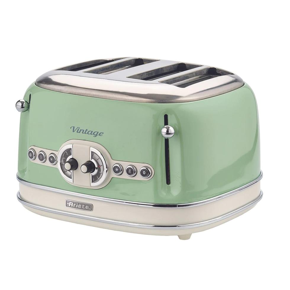 Tostador Vintage Ariete 4 Rebanas con 6 Niveles de Tueste