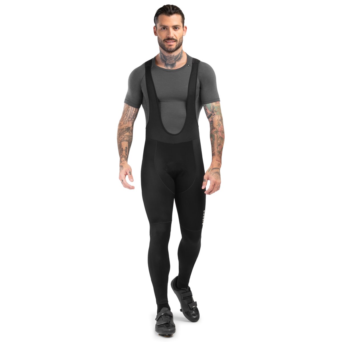 Siroko - Culotte Largo con Tirantes Ciclismo para Hombre_