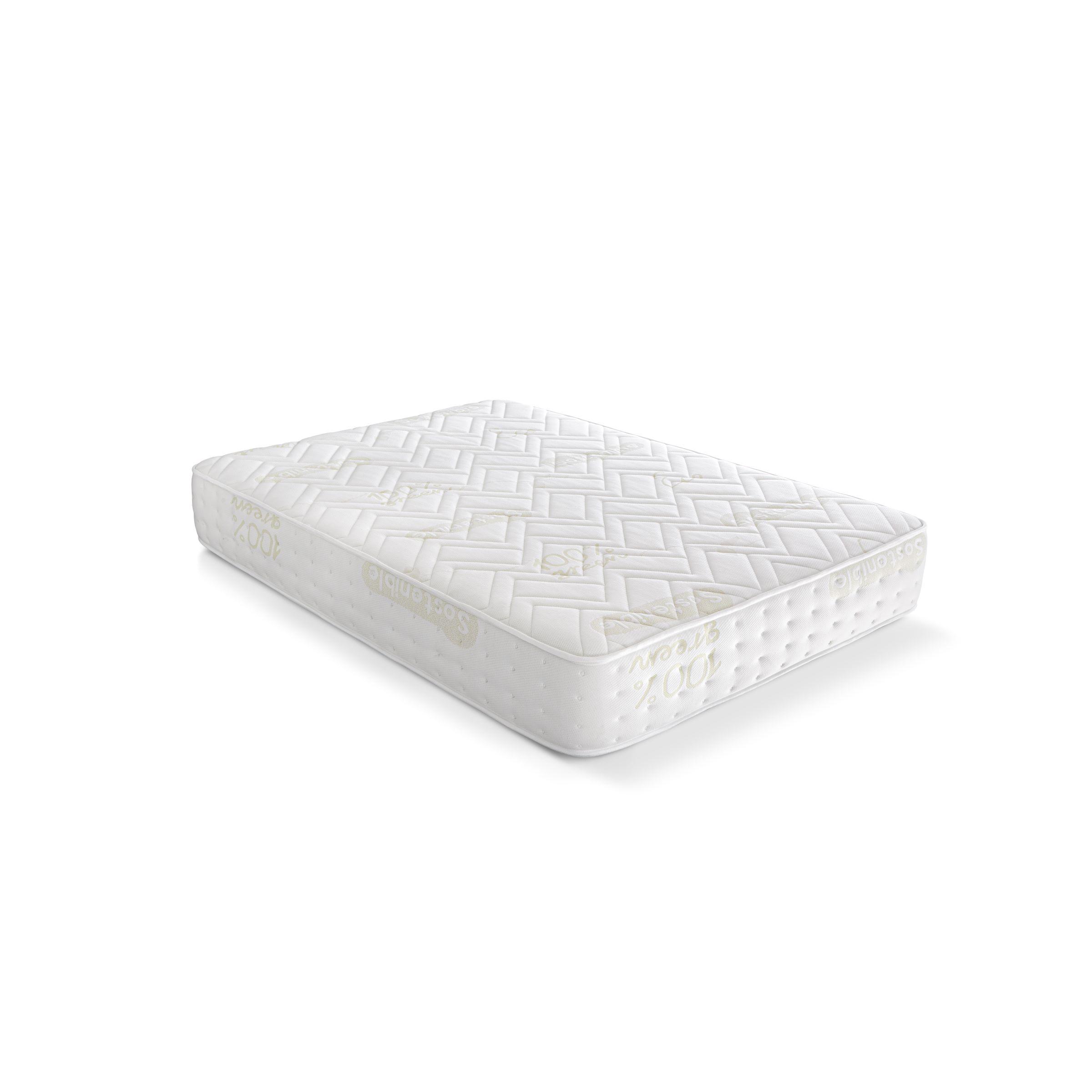Häusbed Confort SL - Colchón Sleep one organic H22 Altura 22cm Núcleo Bioform 45D Alta Densidad Tejido Strech 100%GREEN-Algodón Firmeza Media Alta