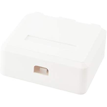 Equip Roseta de Superficie 2 Puertos para Conectores Keystone Blanco