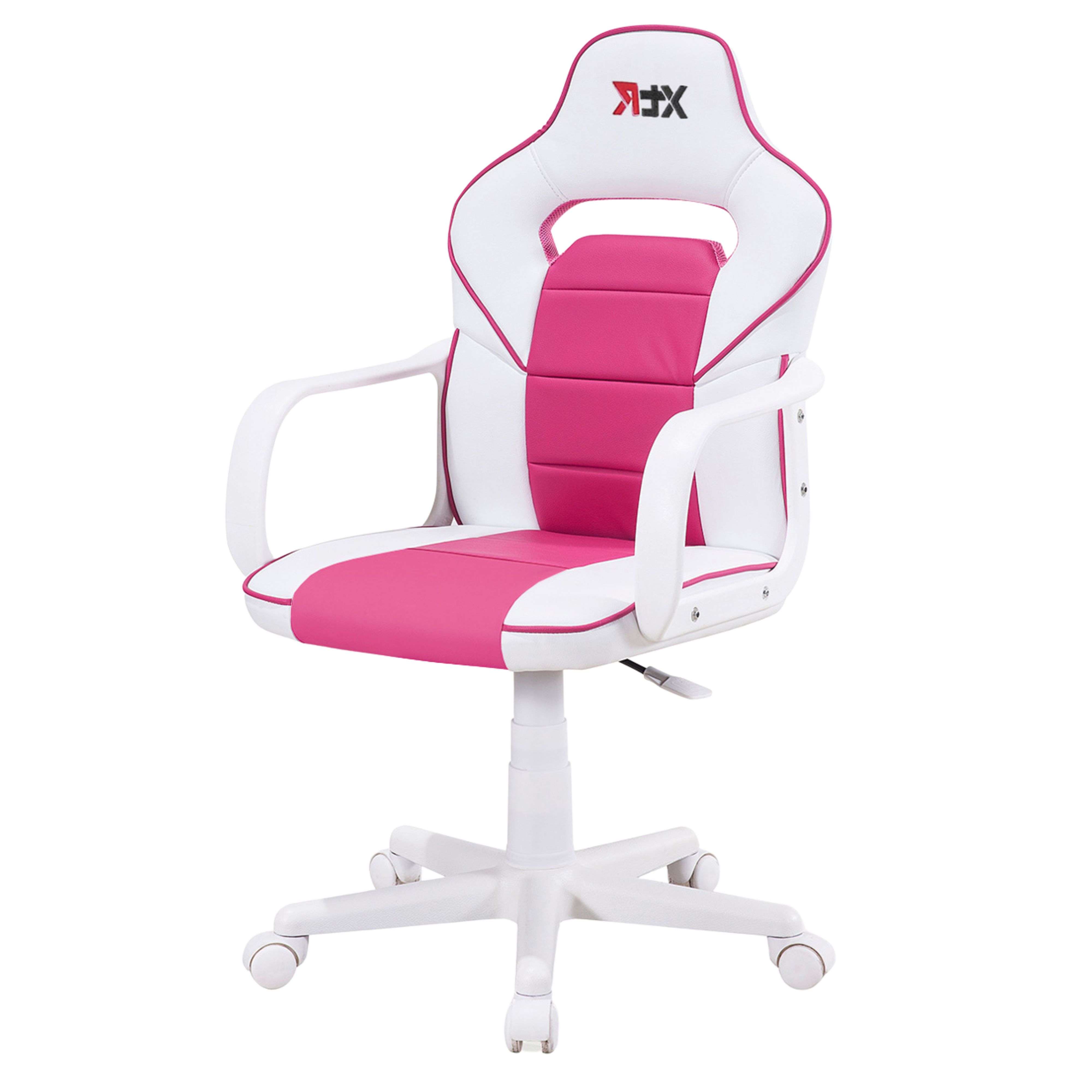Silla gamer Vanellope Color Blanco y rosa Estilo gamer