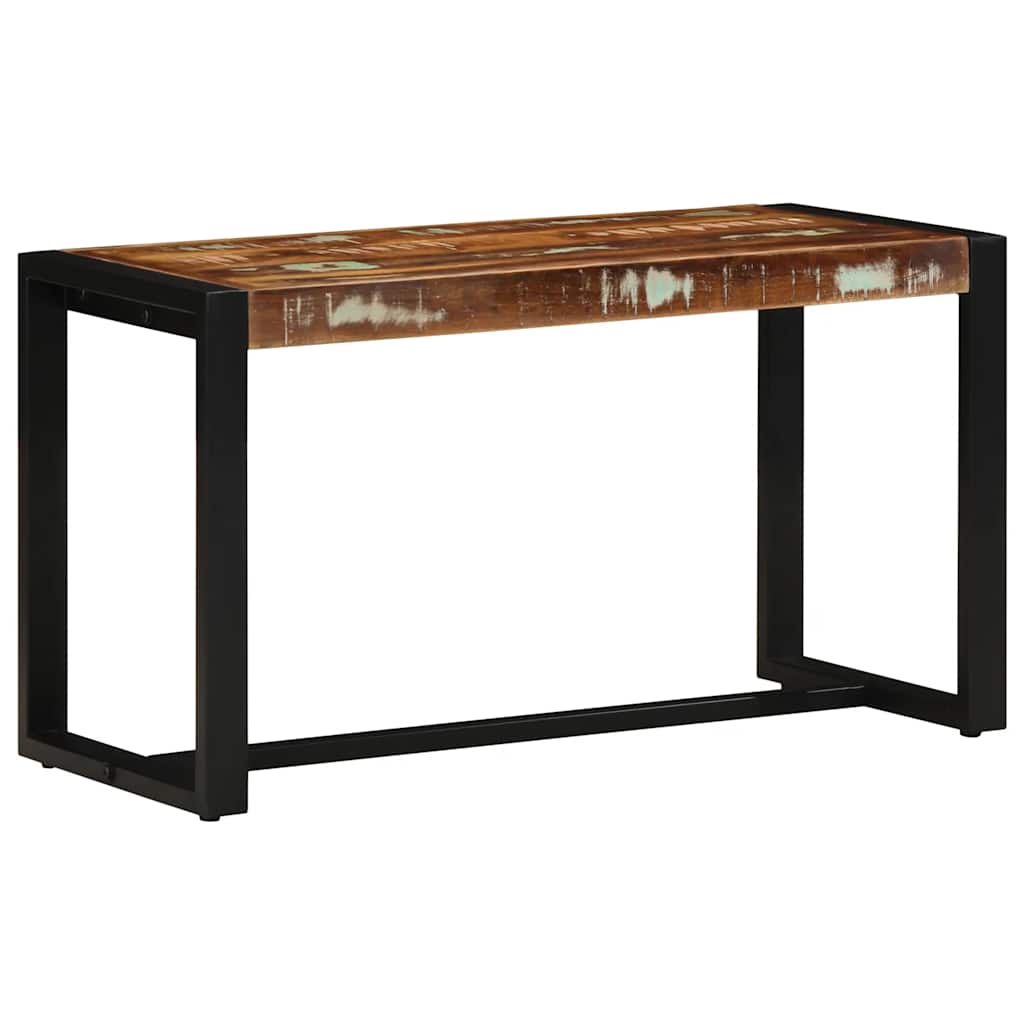 vidaXL Banco Multicolor 80x35x45 cm Madera Maciza Reciclada