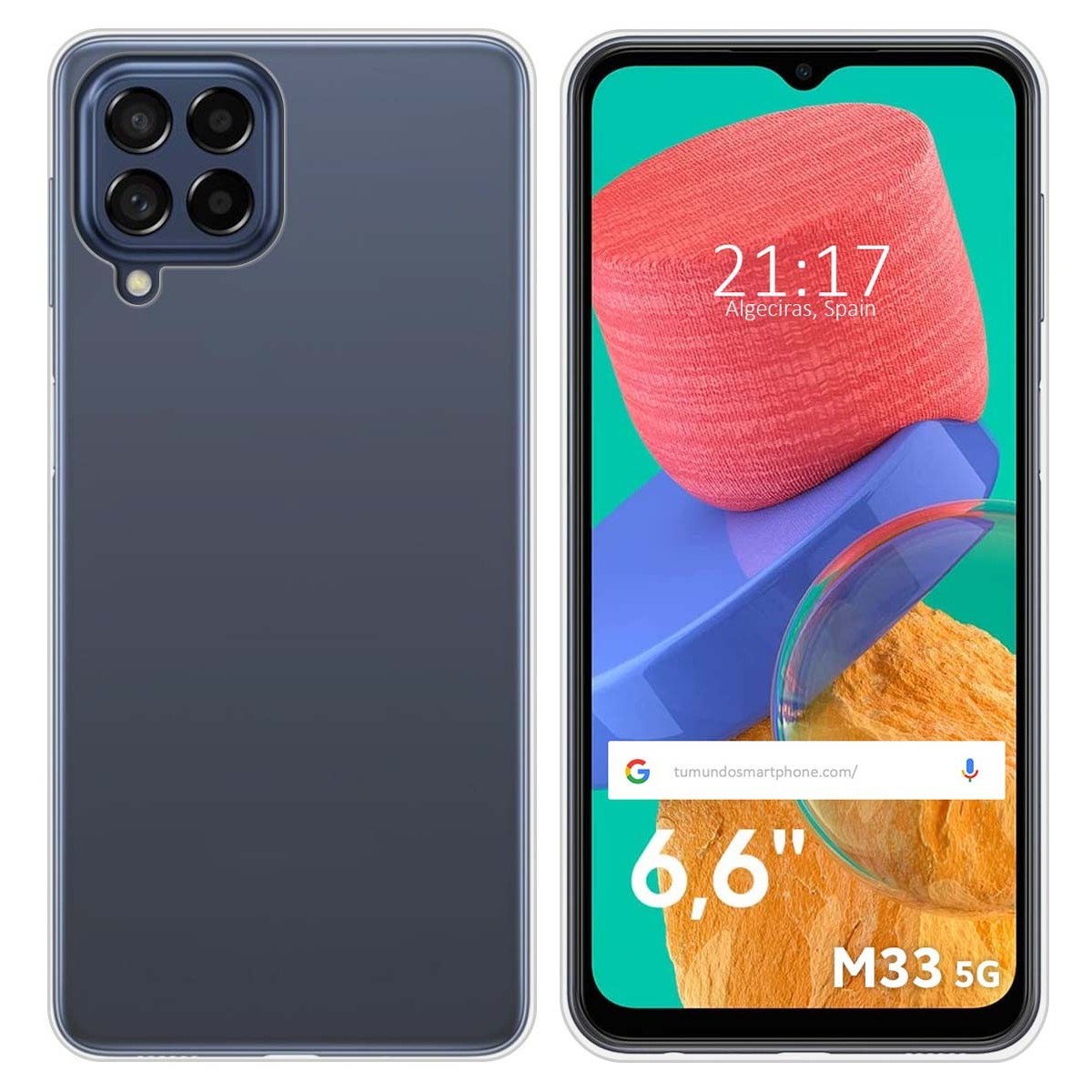 Funda Silicona Gel TPU Transparente para Samsung Galaxy M33 5G