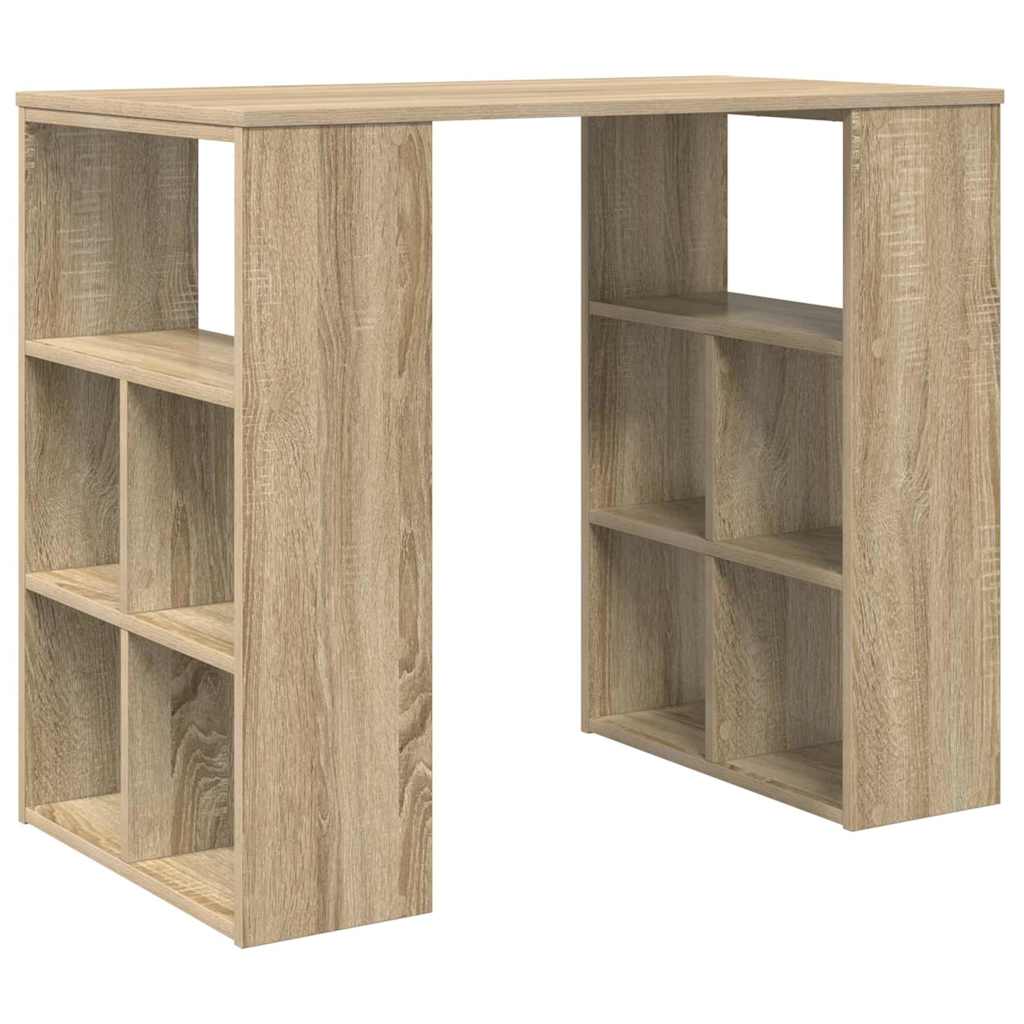 vidaXL Escritorio Roble Sonoma 90 x 50 x 75 cm Madera de ingeniería