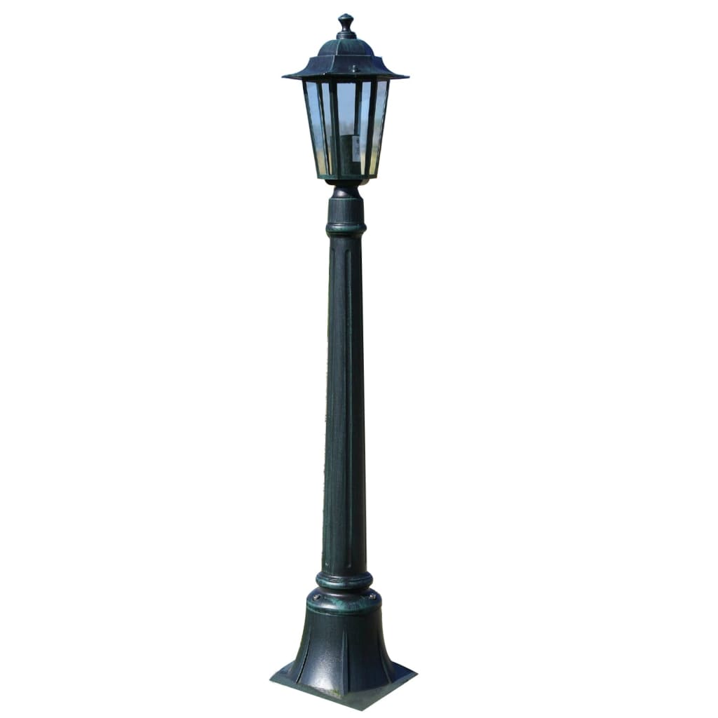 Vidaxl Farola de Jardín Preston 105 Cm Verde Oscuro