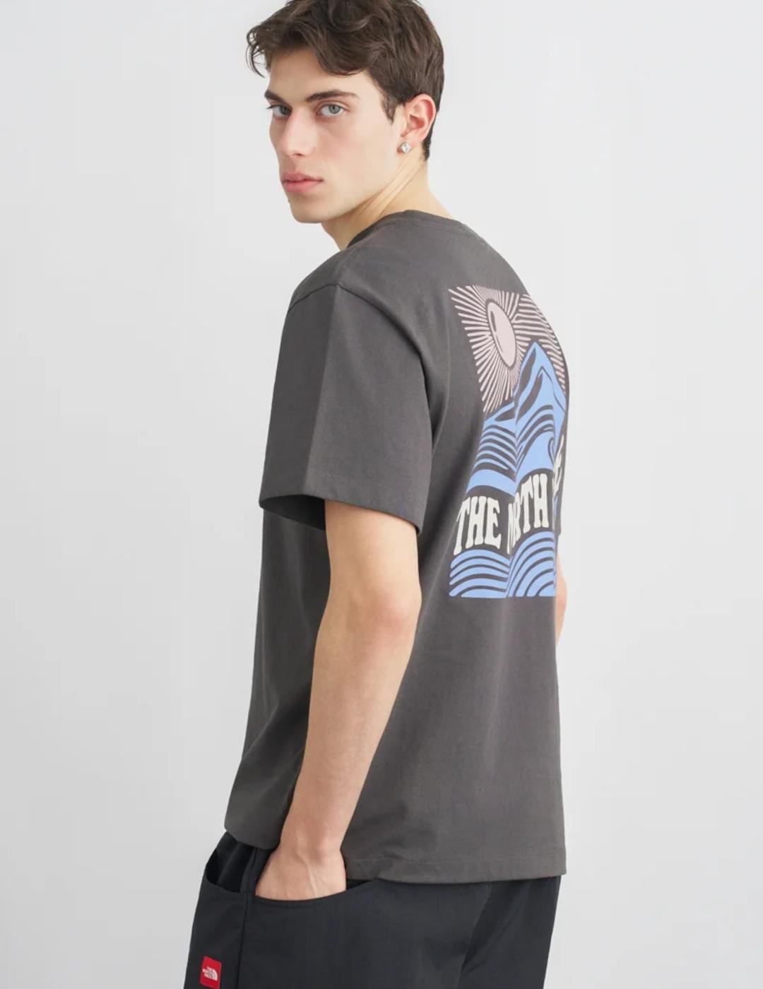 NORTH FACE CAMISETA ANTRACITA MOUNTAIN ESCAPE