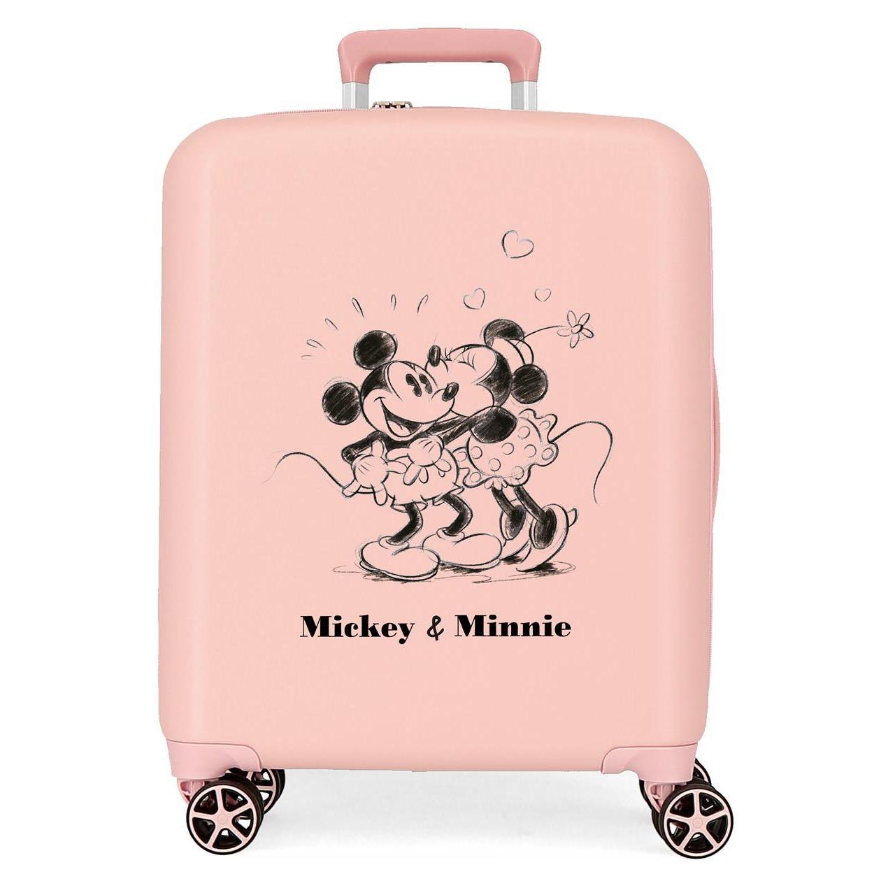 Disney  Mickey y Minnie Good Things Maleta De Cabina ABS Rígida Good 55cm