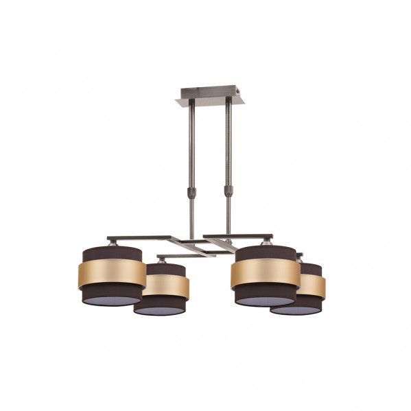 Mi Lampara - Lampara 4aa Bremen Cromo/blan-pl 4xe14 Regx92