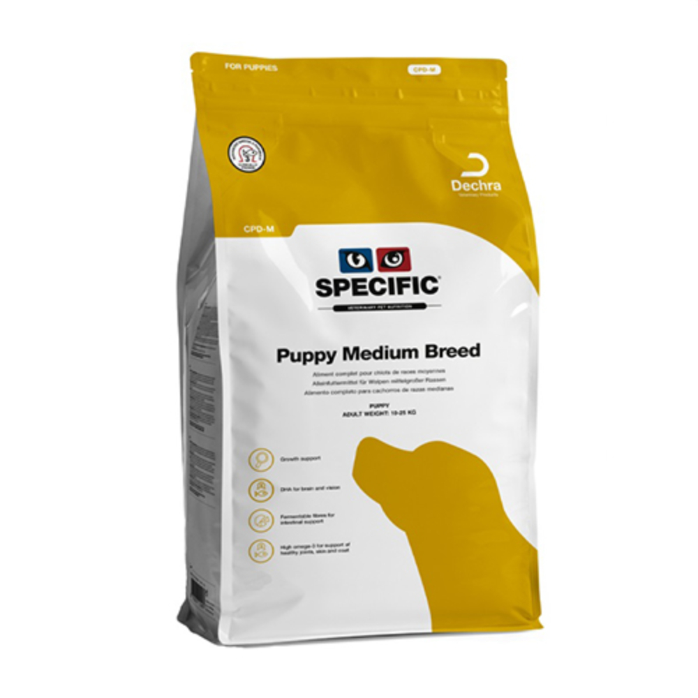 SPECIFIC Pienso para Cachorros Razas Medianas PUPPY MEDIUM BREED, CPD-M, 7 kg