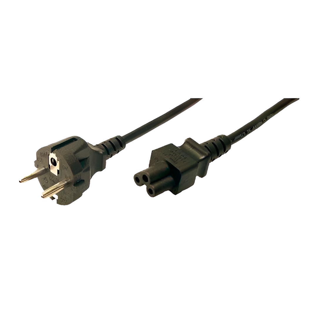 Cable alimentacion tipo trebol 1.8m logilink cp093