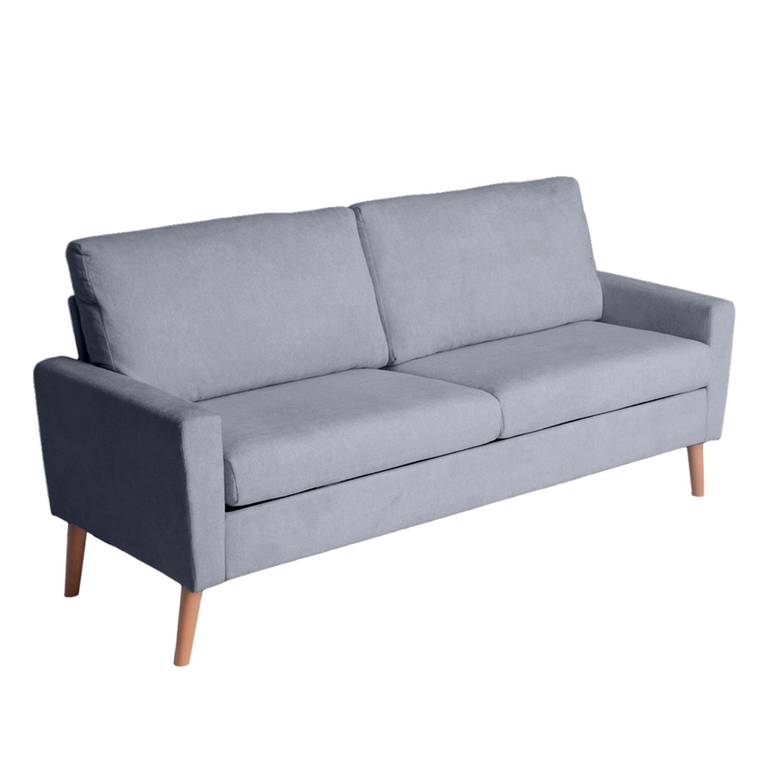 Sofá de 3 plazas sophie  gris para hogar moderno mueble de almacenaje  - Homekit