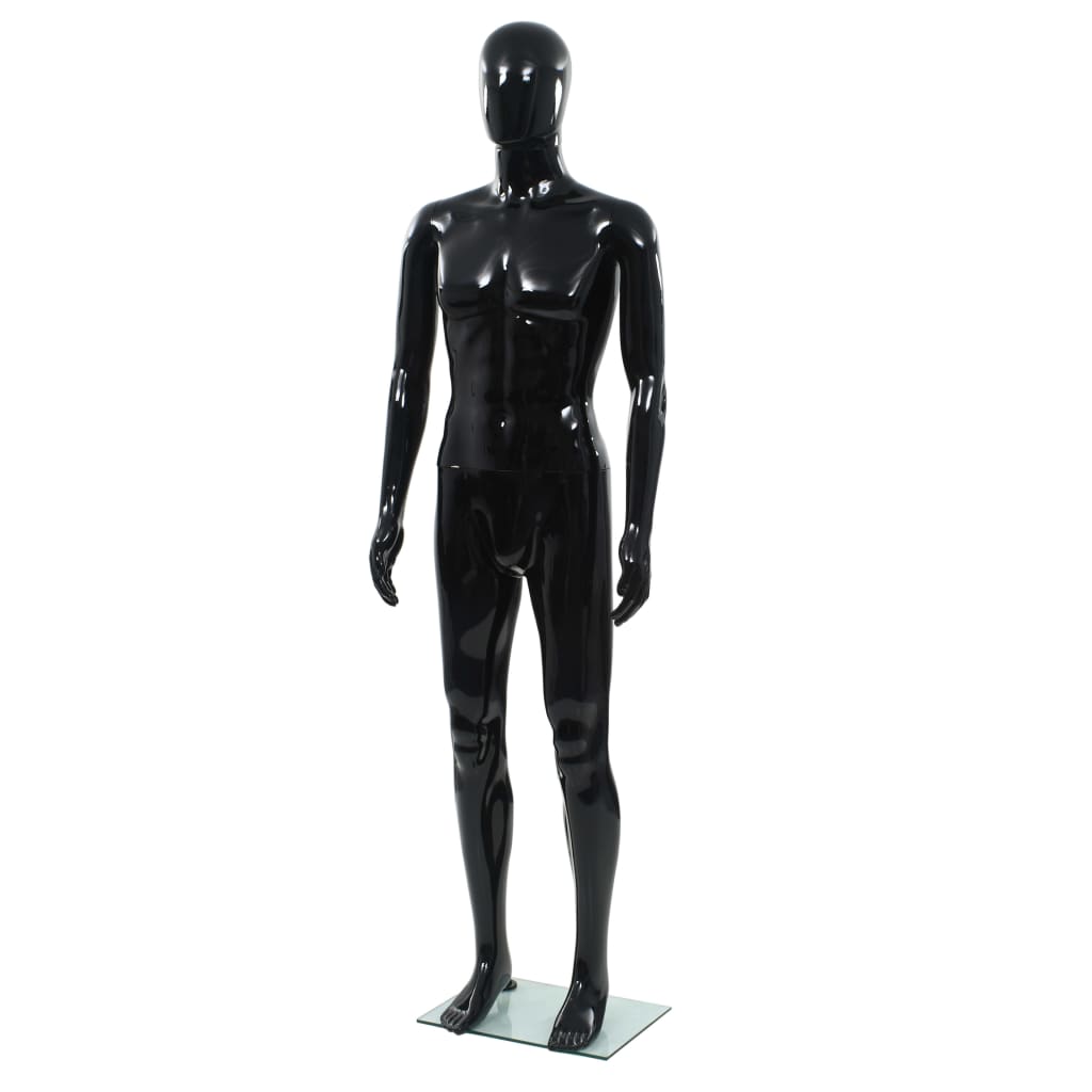 vidaXL Maniquí de Hombre Cuerpo Completo 185 cm Muñeco Modelo de Ropa Color Blanco,  Negro, y mas