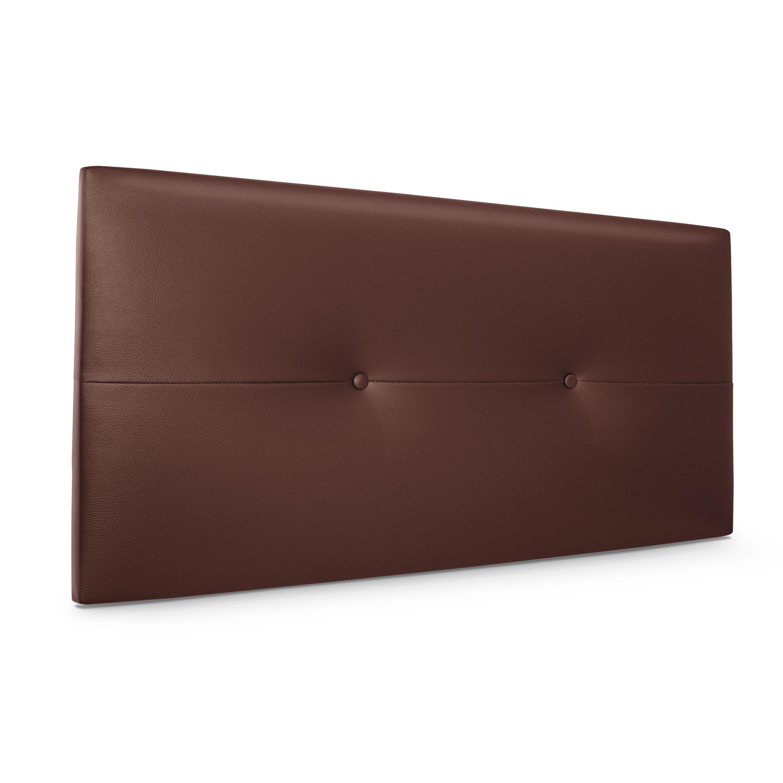 DHOME Cabecero de Polipiel o Tela AQUALINE Pro cabeceros Cabezal tapizado Cama Lujo (Chocolate Polipiel)