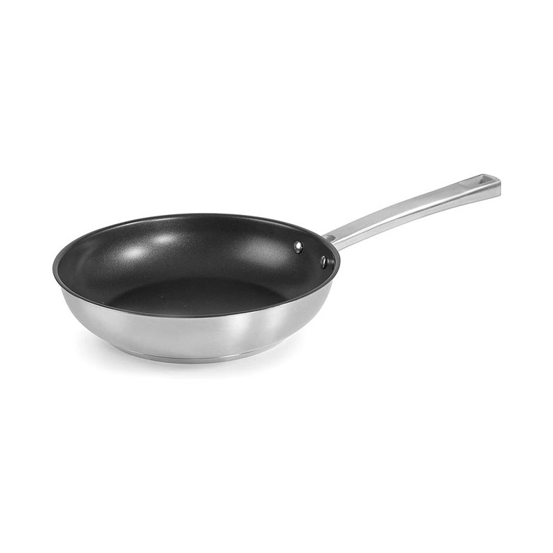 LACOR Sartén Lacor Foodie Ø28 x 6,5 cm | Acero inoxidable | Sartén de cocina | Utensilios de cocina