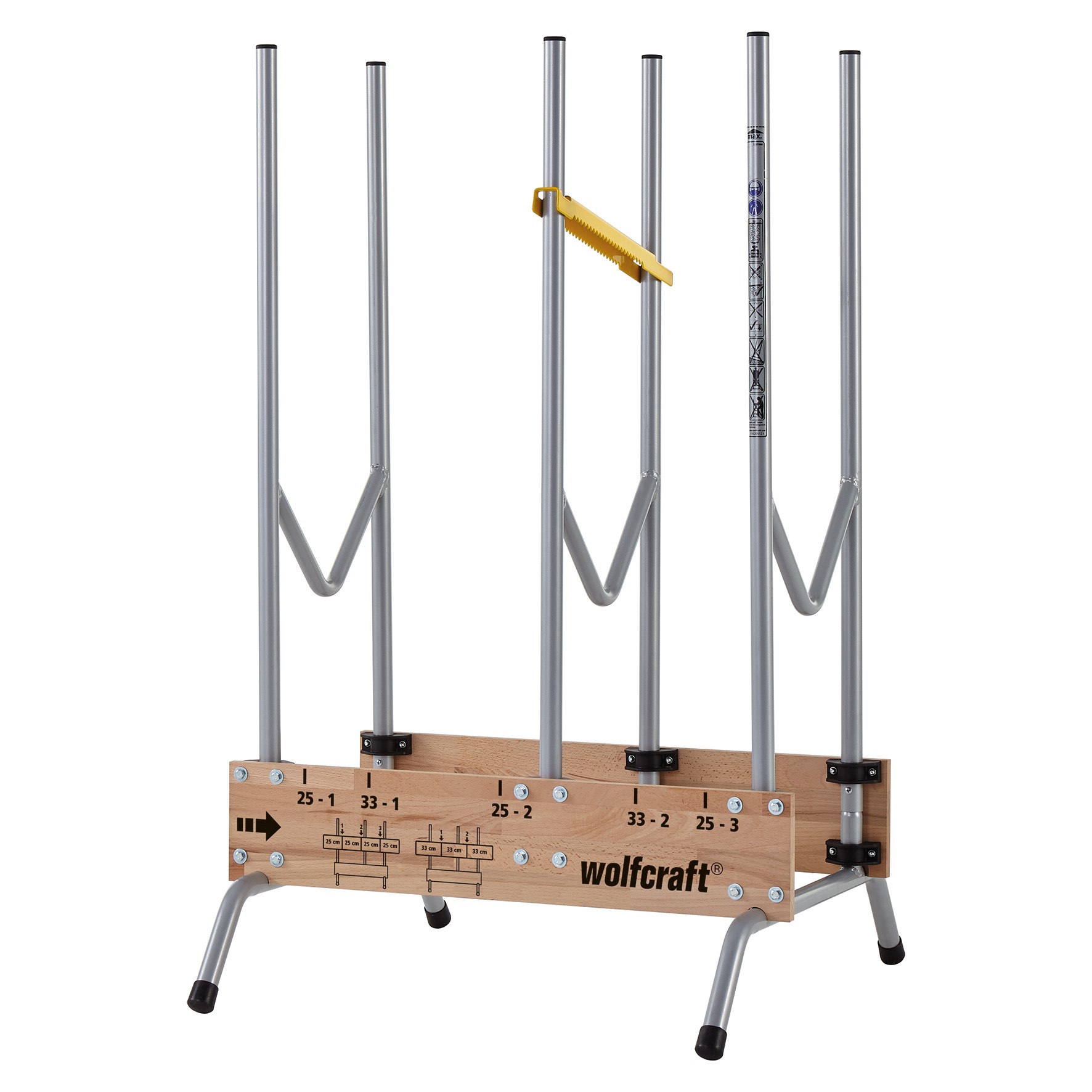 Wolfcraft 5121 Soporte para cortar leña con motosierras fácil y seguro de usar