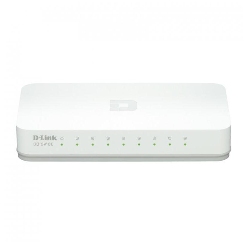 D-link go-sw-8e plastic switch 8 ports 10/100 mbps