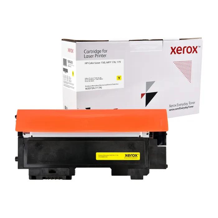 Compatible xerox everyday hp w2072a amarillo cartucho de toner 117a