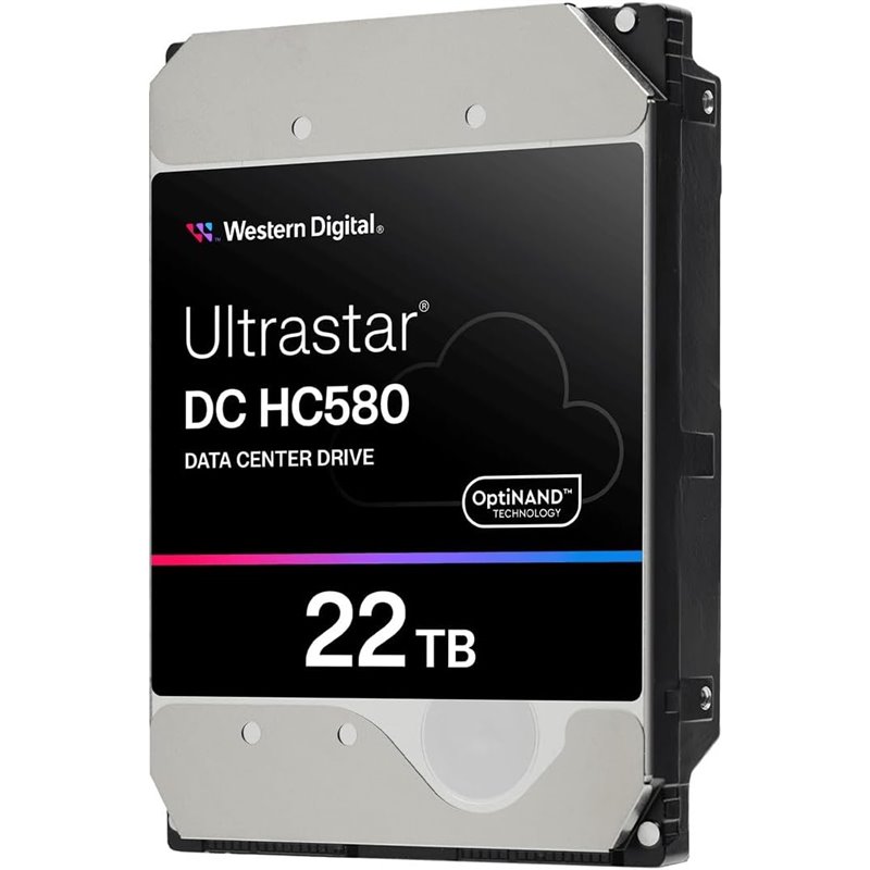 Dysk de servidor Western Digital Ultrastar DC HC580 WUH722422ALE6L4 HDD (22 TB 3,5" SATA III)