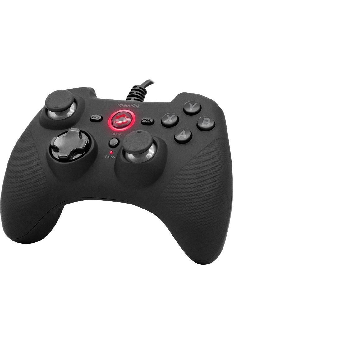 Mando Controlador Speedlink - Rait Gamepad para PC/PS3/Switch Rubber