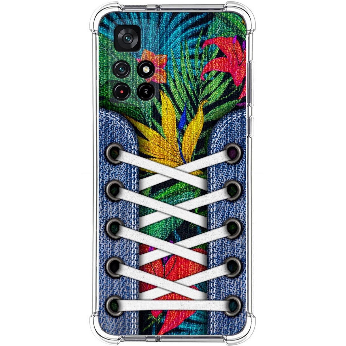 Funda Silicona Antigolpes para Xiaomi POCO M4 Pro 5G diseño Zapatillas 12 Dibujos
