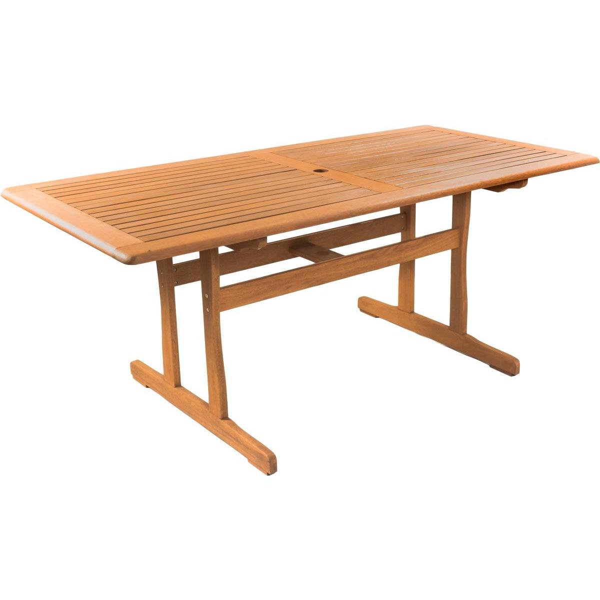 Habitat y Jardin - Mesa de jardín "Osaka" - 180 x 90 cm - madera natural