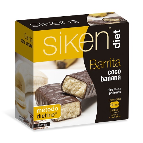 Barrita Dietética Siken Diet Coco-Banana 5 Uds
