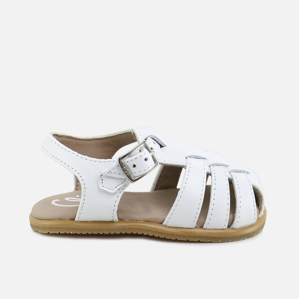 Sandalias Cangrejeras Blanco Barefoot Eli | Eli 1957