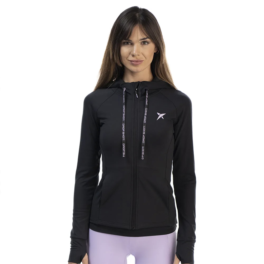 SUDADERA DROP SHOT DALIA NEGRO