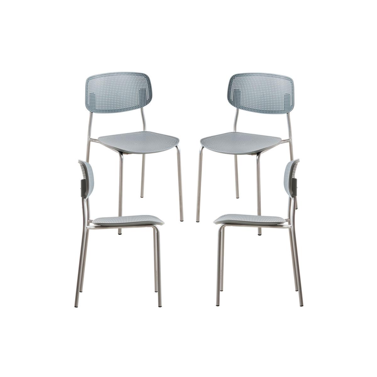 Pack 4 Sillas Piki - Gris