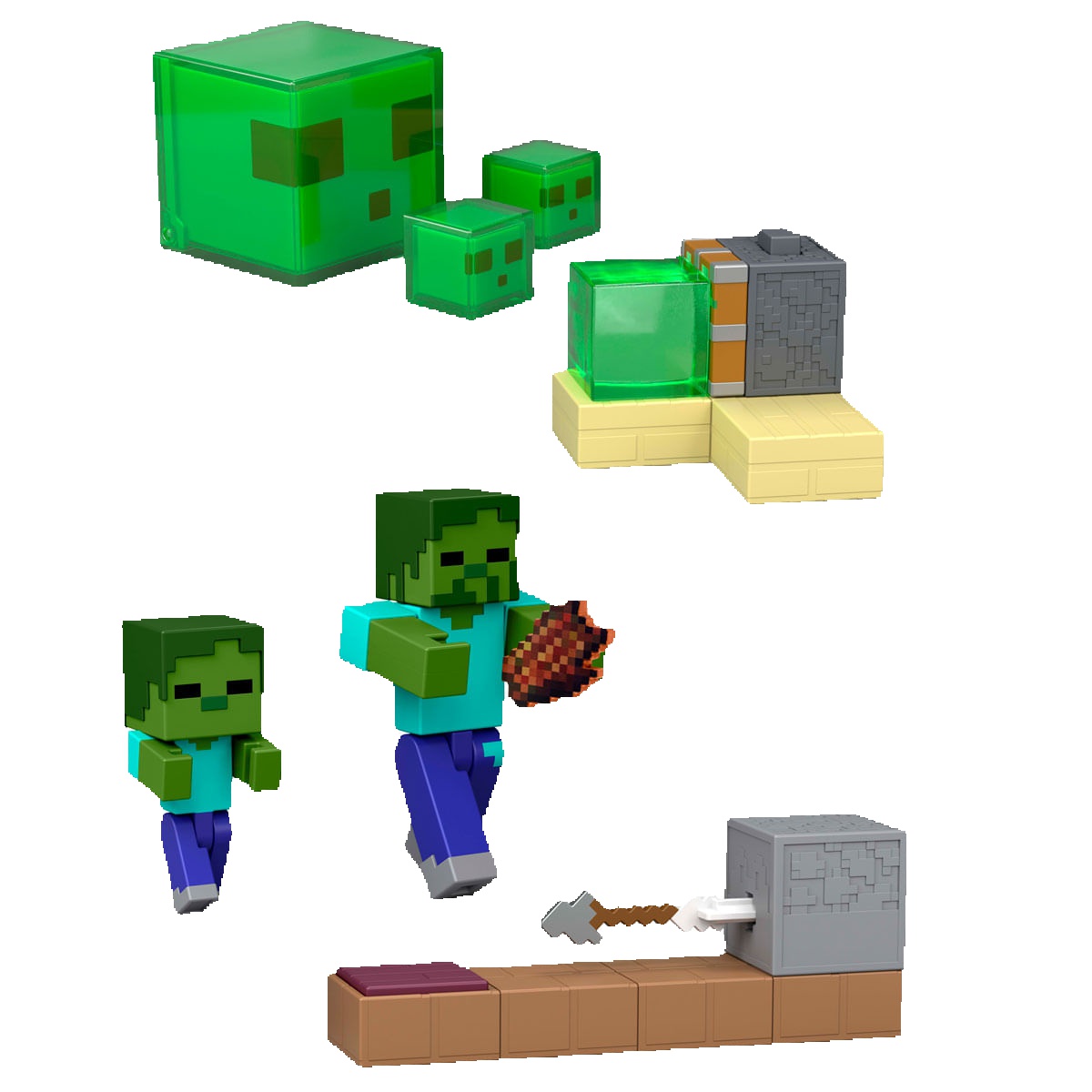 Minecraft Figura con Mecanismo Surtida