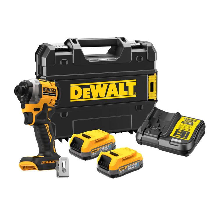 ATORNILLADOR DE IMPACTO INALÁMBRICO 1/4' 18V XR 2*1.7AH - DW DCF850E2T