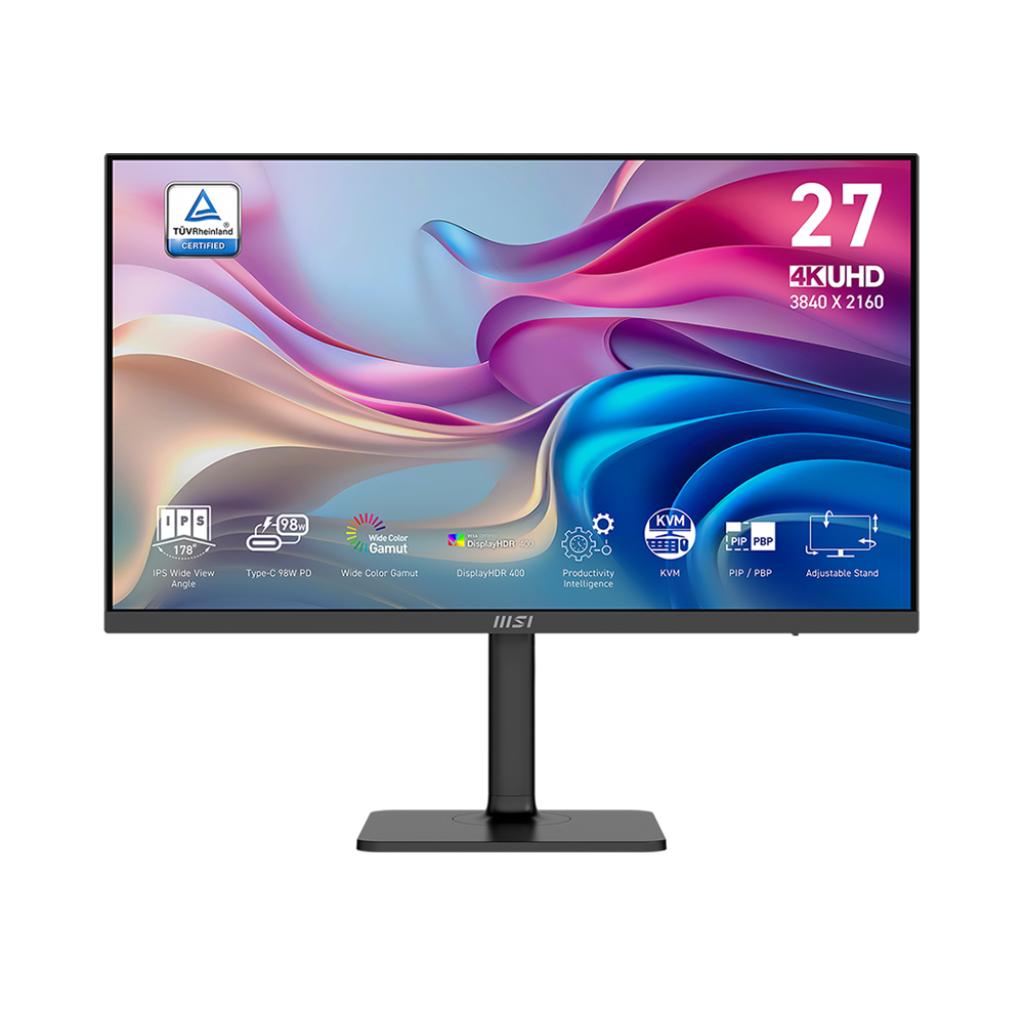 MSI MODERN MD272UPHGDE pantalla para PC 68,6 cm (27") 3840 x 2160 Pixeles 4K Ultra HD Negro