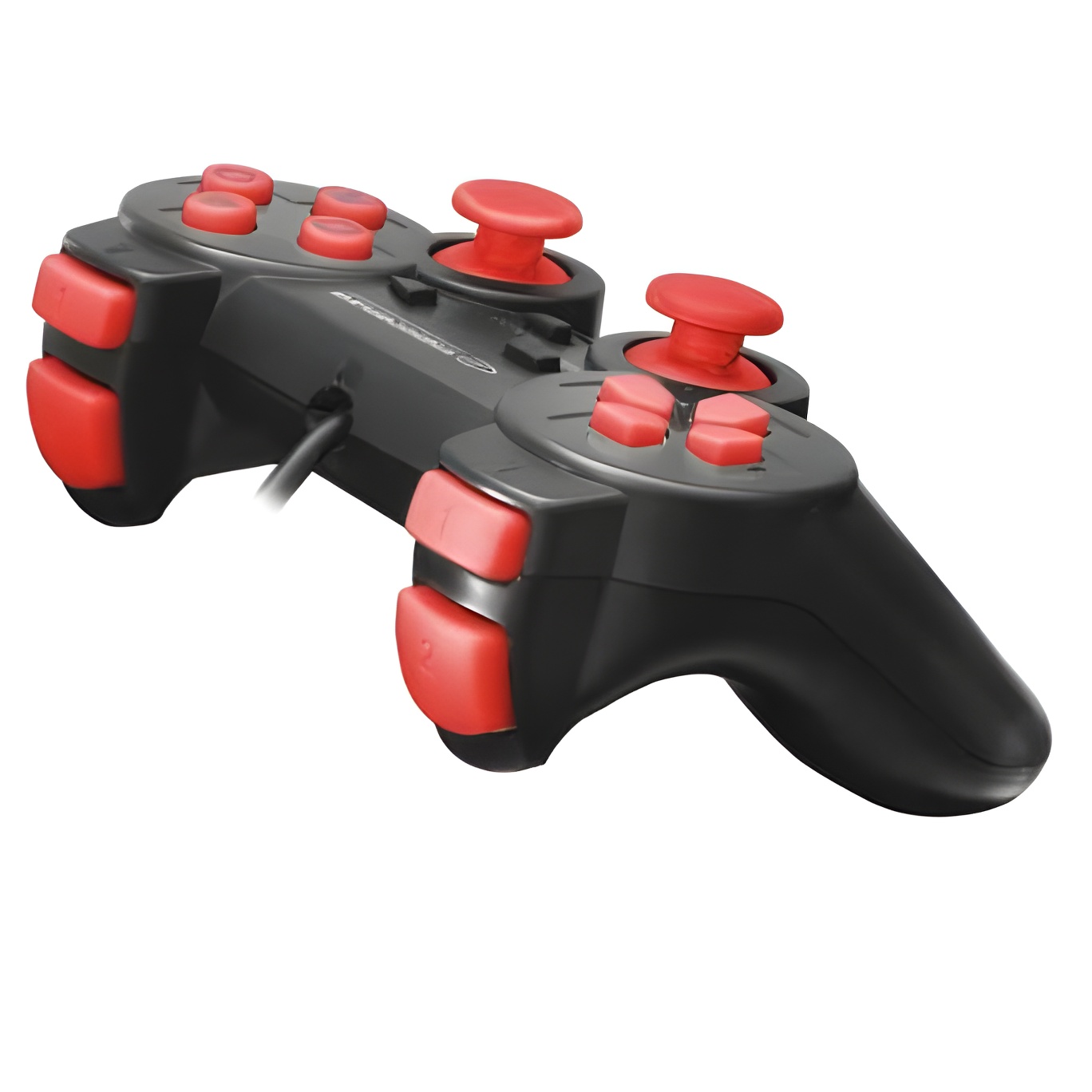 Esperanza Corsair Gamepad Controller for PS2/PS3/PC, Red with Vibration, CE Certified - Ideal PC Controller for gaming, compatible with PS4 and Xbox 360, perfect for gamers seeking enhanced gameplay experience.