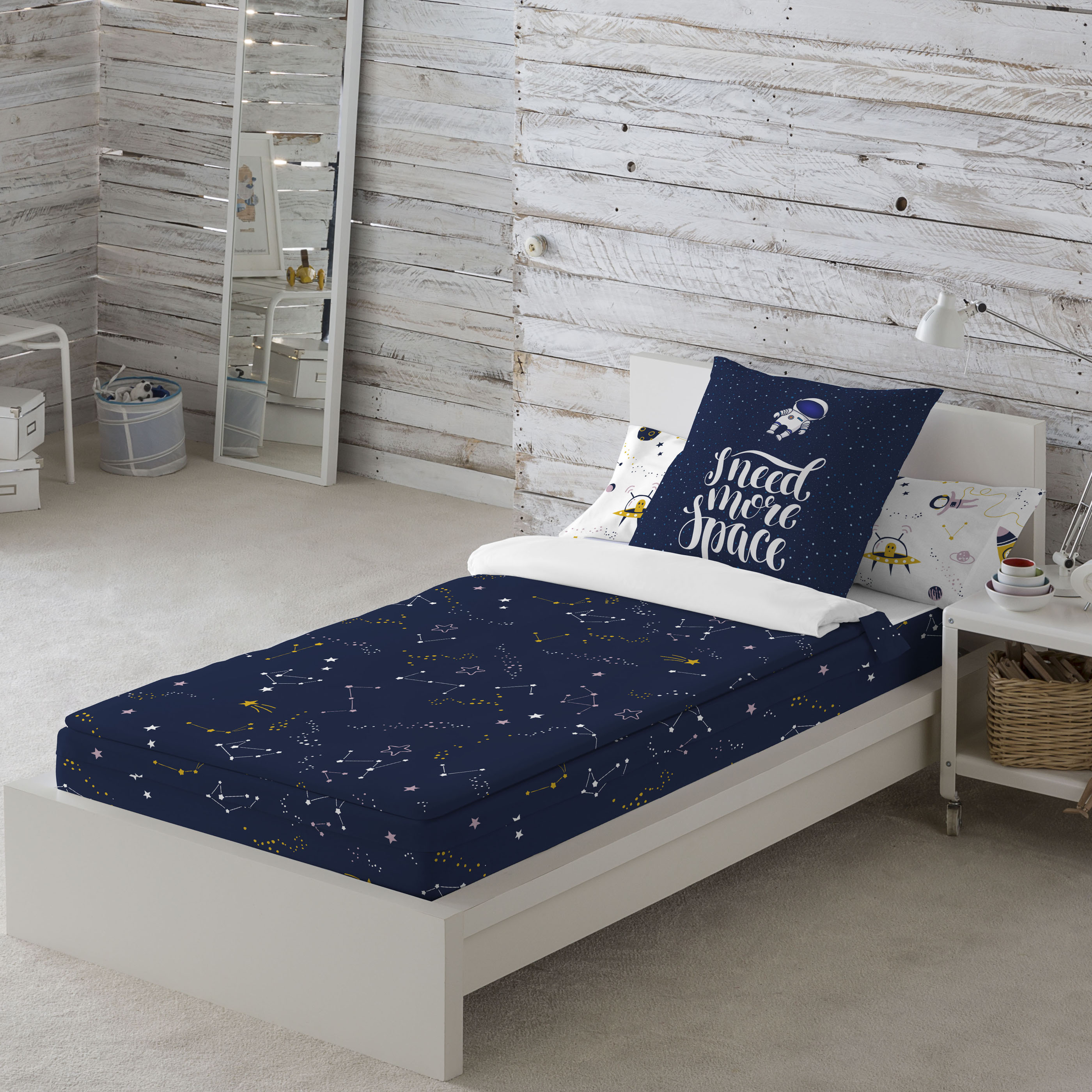 COOL KIDS - Saco nórdico Con o Sin relleno - 100% Algodón Extrasuave - Para Cama de 90 cm - Fabricado en España