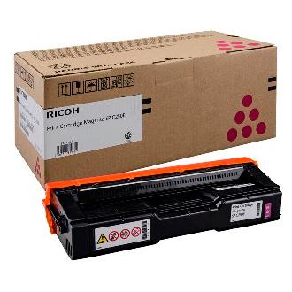 Ricoh - Tóner para impresora 407545 magenta original compatible con Ricoh C250, rendimiento de 1600 páginas, alta fidelidad de color y estabilidad constante