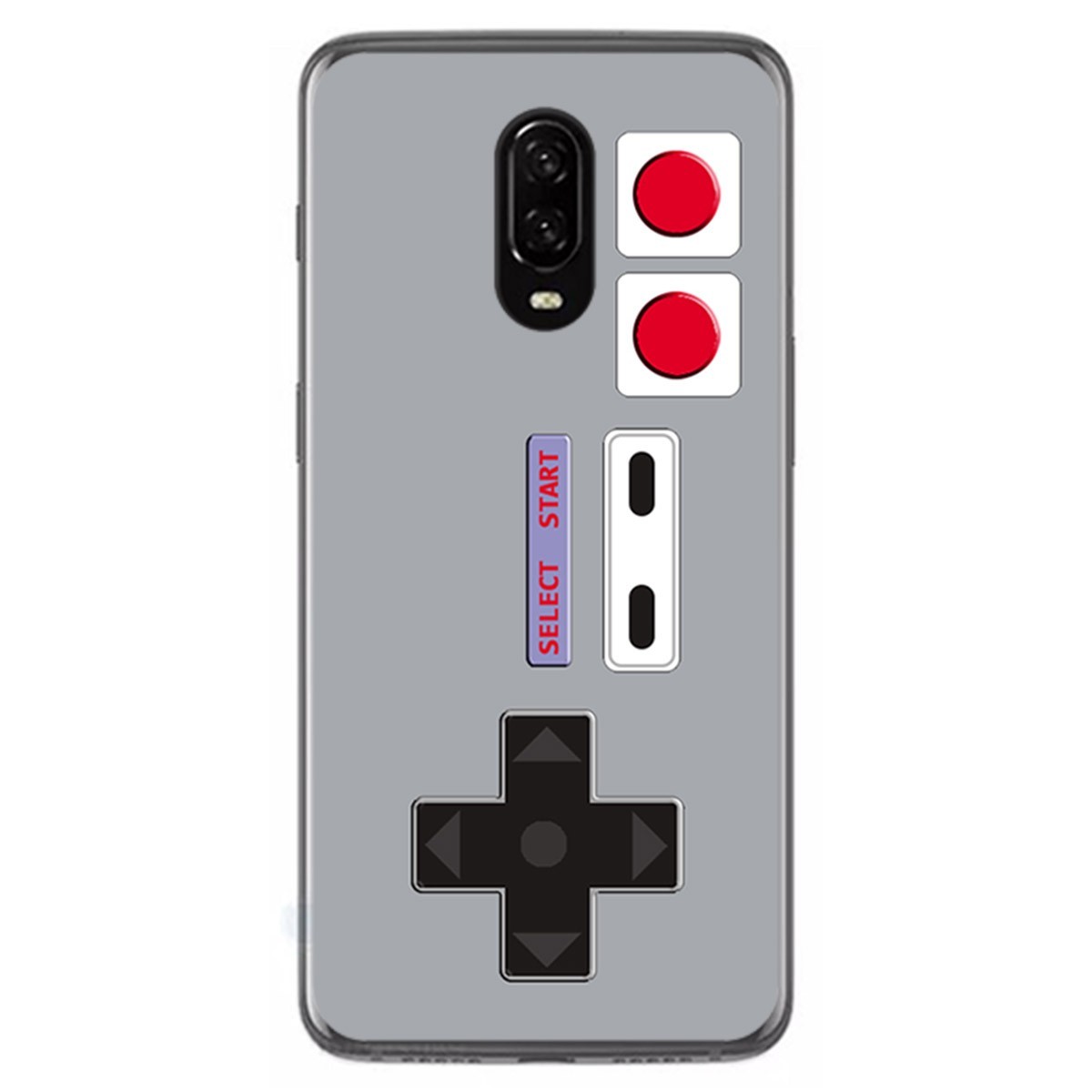 Tumundosmartphone Funda Gel Tpu para Oneplus 6T Diseño Consola Dibujos