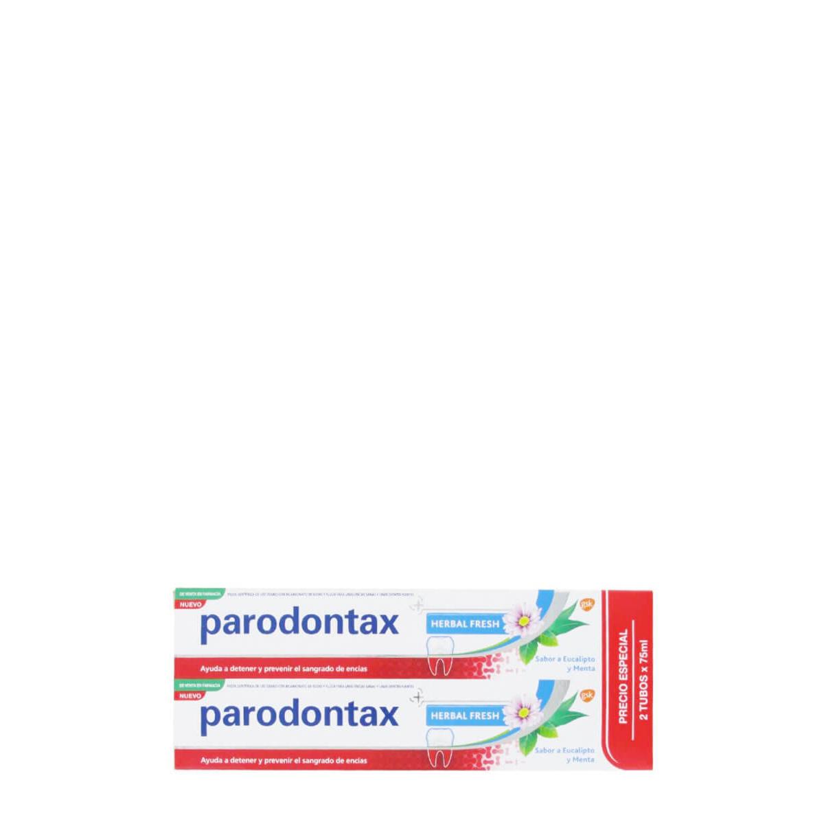 Parodontax - Parodontax duplo herbal fresh pasta dentífrica 2x75 ml